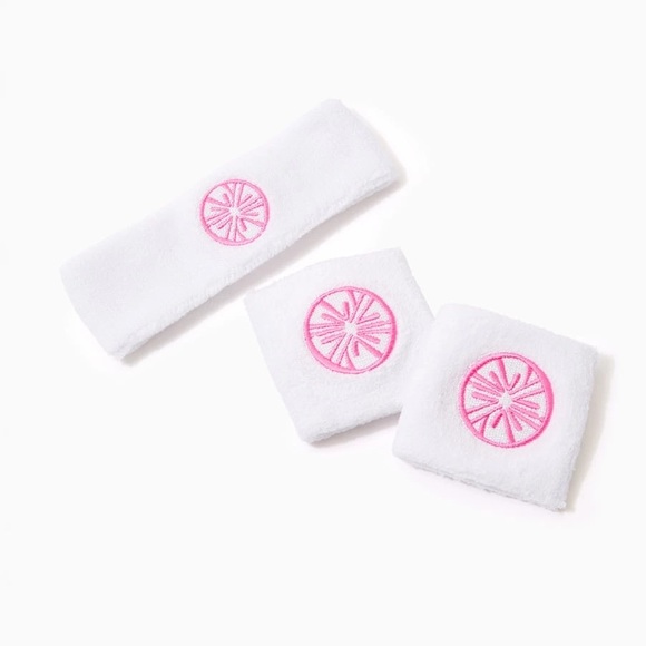 Lilly Pulitzer Accessories - NWT Lilly Pulitzer Sweat Headband & Matching Wristbands